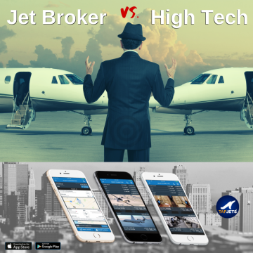 Private Jet Charter Options – when charter brokers face their Ai Tech colleagues in 2019